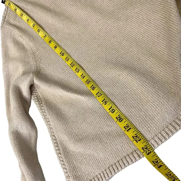 Chico's Embellished Metallic Open Front Knit Cardigan Sweater Women Size L Pink - Picture 13 of 16